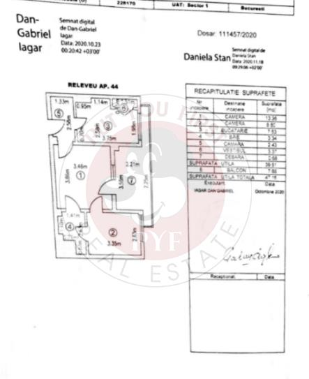 Metrou Gara de Nord | 2 Camere | 47mp | Semidecomandat | B12512